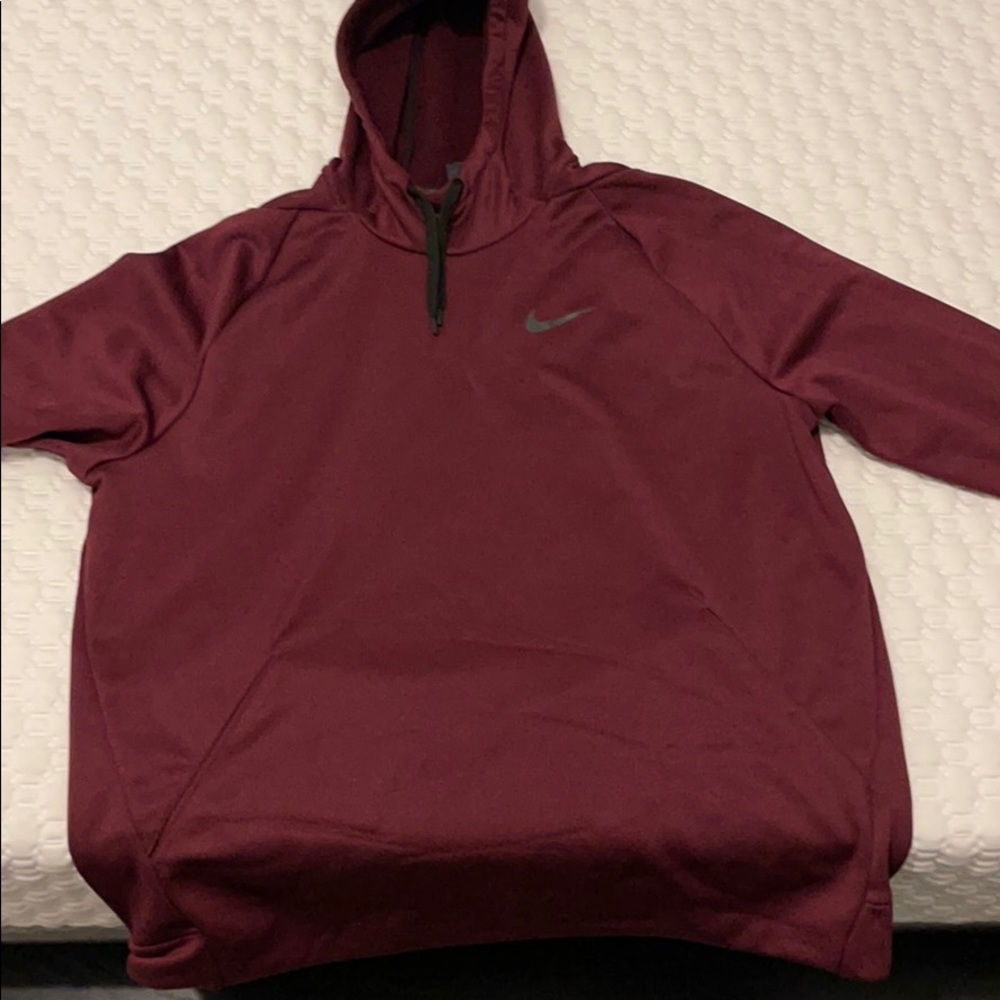 Nike Dry Fit Maroon Hoodie